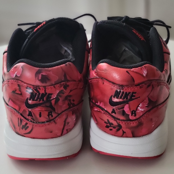Nike Air Max 1 ULTRA LOTC QS SHANGHAI CITY PACK Red sz 6 FLORAL [747105-600] - Picture 6 of 9